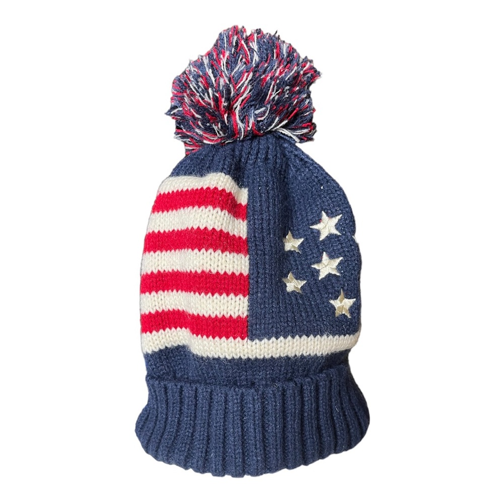 American flag warm kids hat - Picture 1 of 4